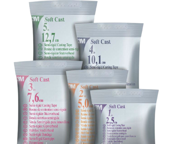 Soft Cast TM Напівжорсткий іммобілізаційний бинт, 2,5 см х 1,8 м